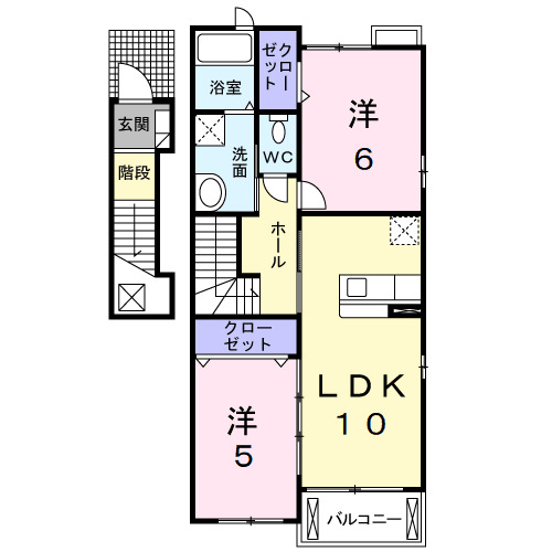 ストークパークIIの間取り