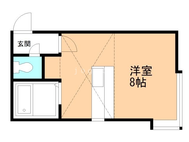 来夢ハイツ２の間取り