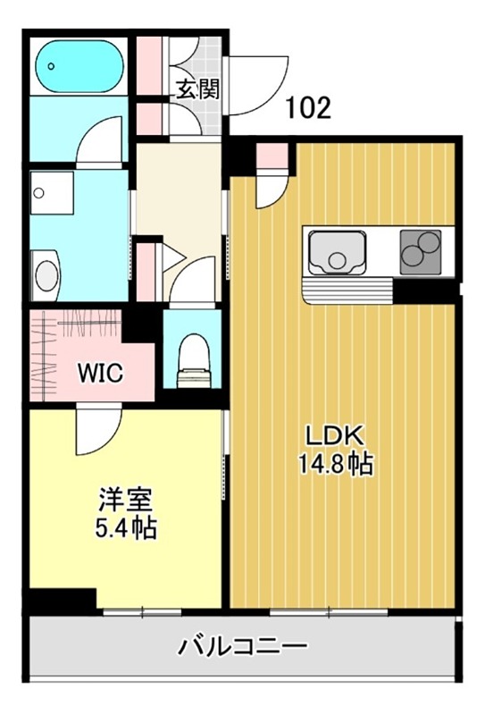 ヒナ　ティアレの間取り