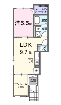 リアンハウスの間取り