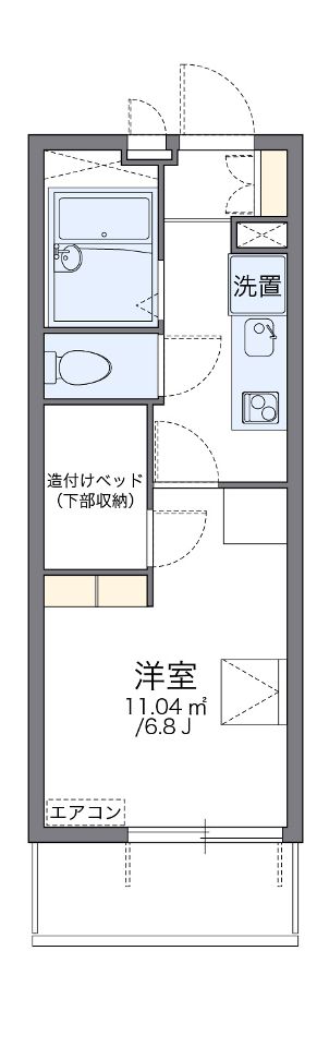 レオパレス常盤台の間取り