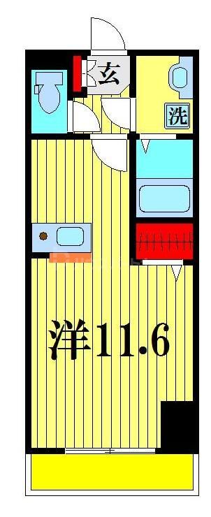 三郷市中央のマンションの間取り