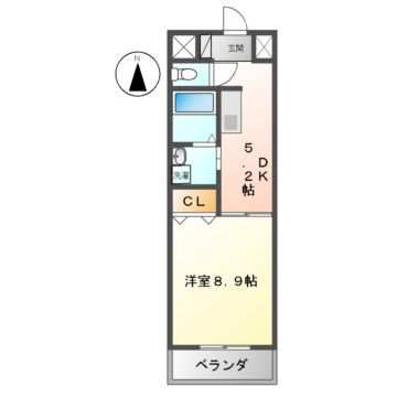 トリニティＭ３の間取り