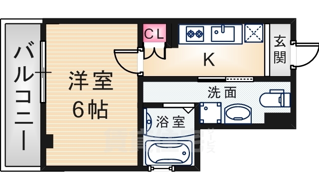 sun seed尼崎駅前の間取り