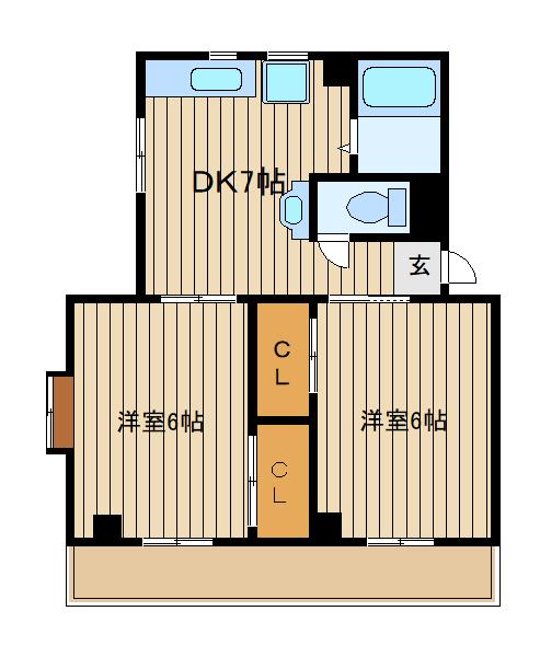 ベルメゾン井荻の間取り