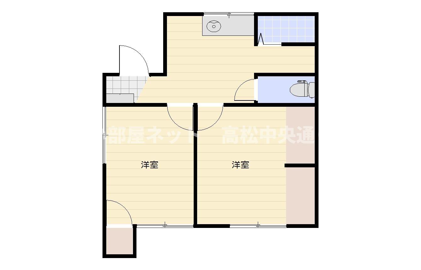 マンション宮脇の間取り