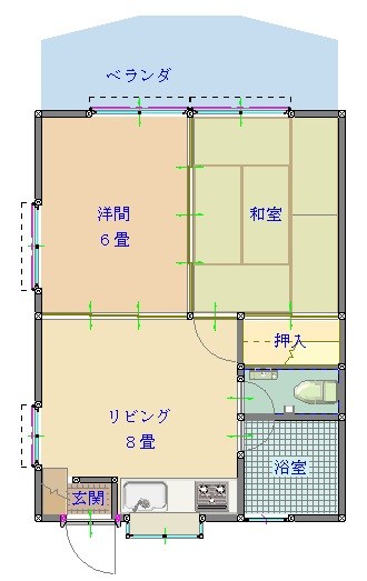 ハピネスかしんの間取り