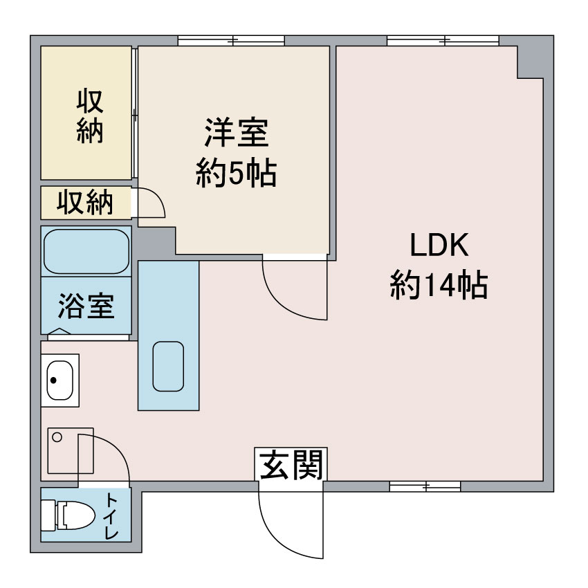 丸大マンションの間取り