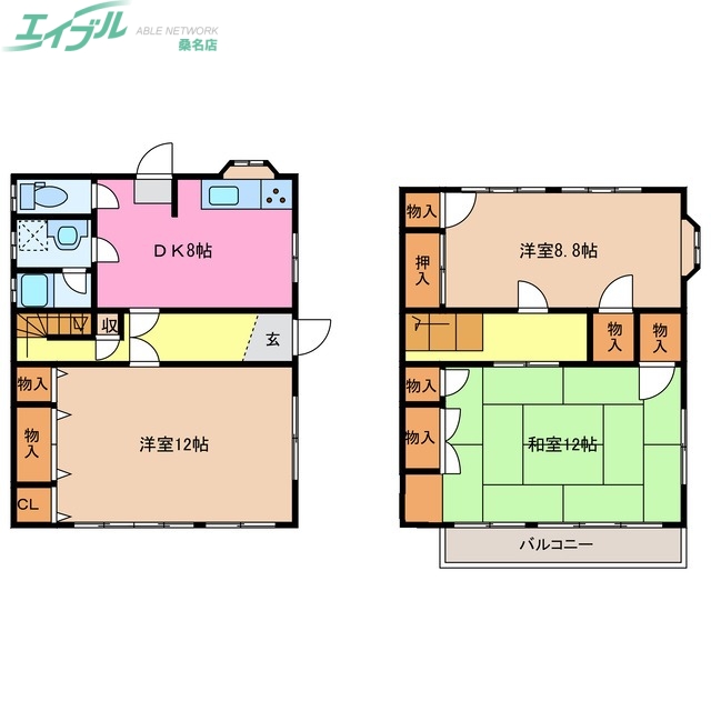 【桑名市大字本願寺のその他の間取り】