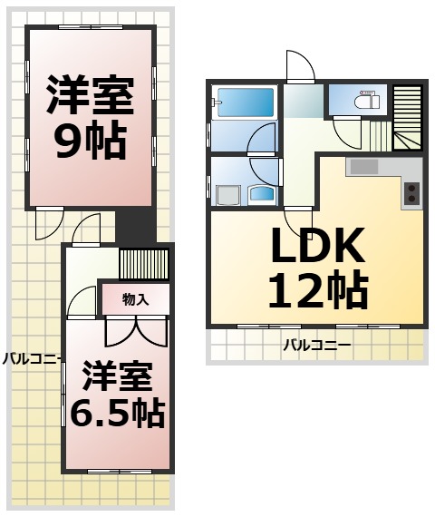 富士レイホービル第5の間取り