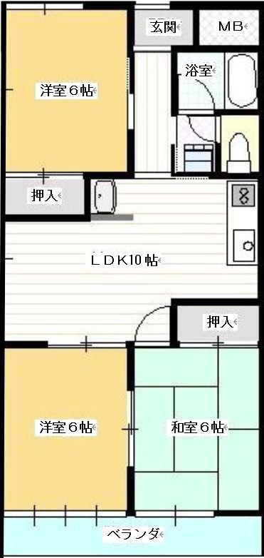 ロイヤルハイツの間取り