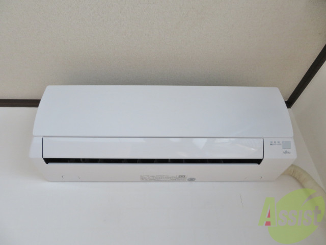 その他設備　エアコンが設置してありますので、寒暖対策もばっちり。