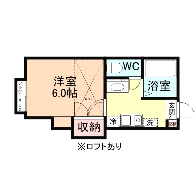 ブリッキ駒見の間取り