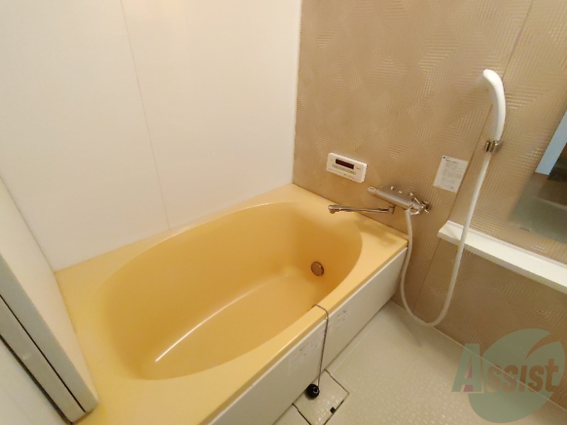 バス・シャワールーム　こちらはお風呂。一日の疲れをここで癒してください。