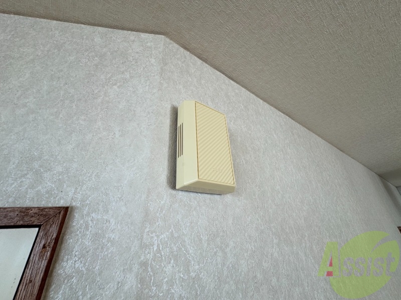 セキュリティ　来客時にはこちらのチャイムが鳴りますよ。