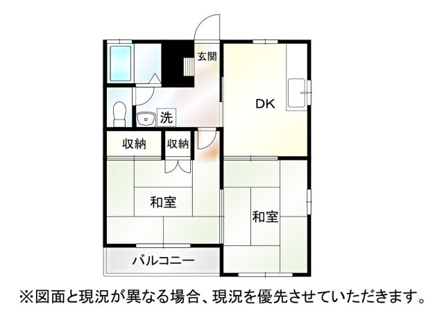 コーポフジの間取り