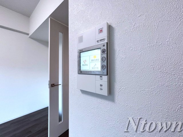 セキュリティ　モニター付きインターホンです