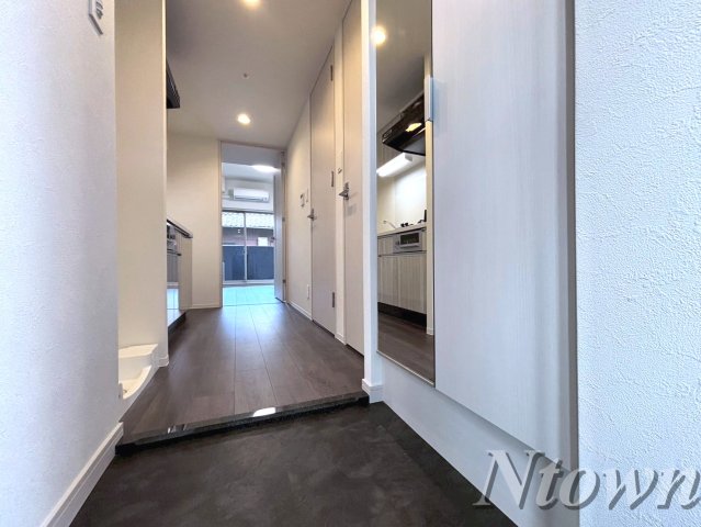 玄関　明るい玄関です