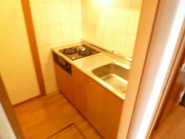 キッチン　★システムキッチンガス２口★