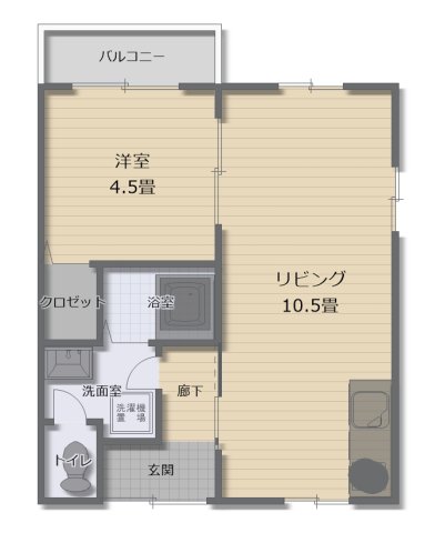 ハイツあべの間取り