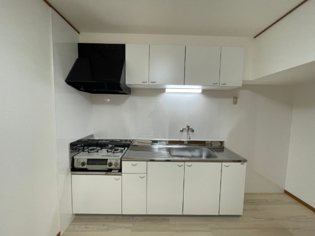 キッチン　調理作業のしやすい広いキッチン