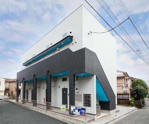 建物外観　敷地内ごみ置き場　デザイナーズ