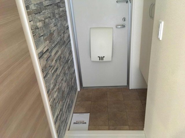 玄関　シューズボックス付きの玄関です☆