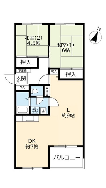UR芦屋浜の間取り写真