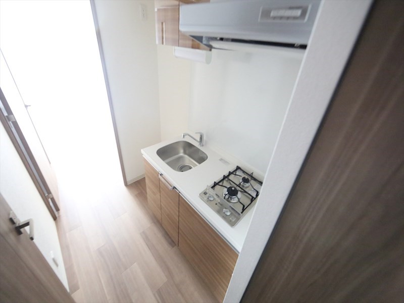 キッチン　システムキッチン（ガス2口コンロ付）