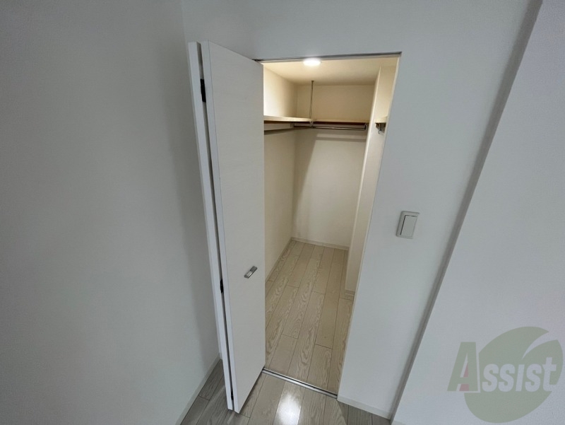 収納　寝室のクローゼットにもたくさん収納出来ますね！