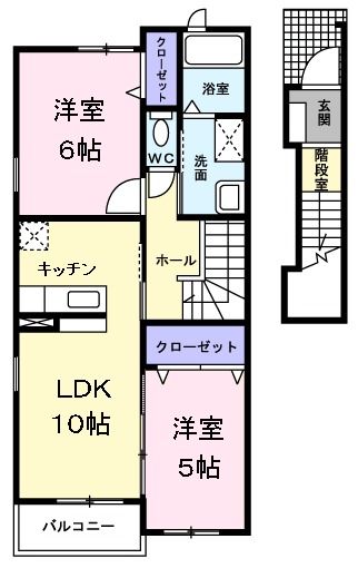 フロレスタ桜木の間取り