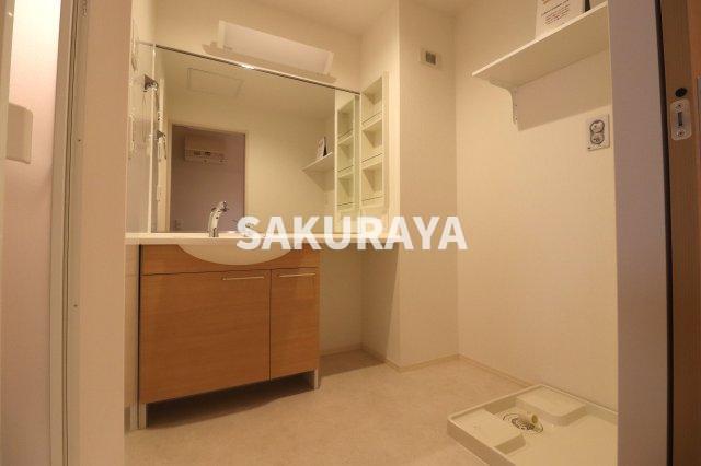 洗面設備　2023年撮影。現況と異なる場合がございます。