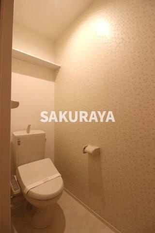 トイレ　2023年撮影。現況と異なる場合がございます。