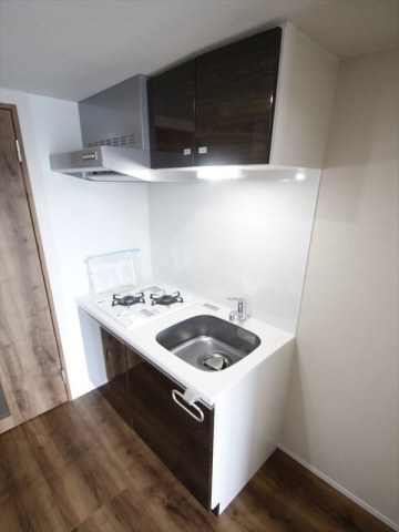 キッチン　システムキッチン2口コンロ付