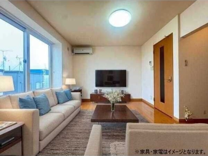 居室・リビング　モデルルーム仕様の画像です。