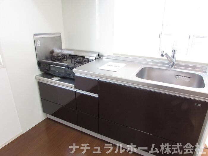 キッチン　対面キッチン ガスコンロ付き