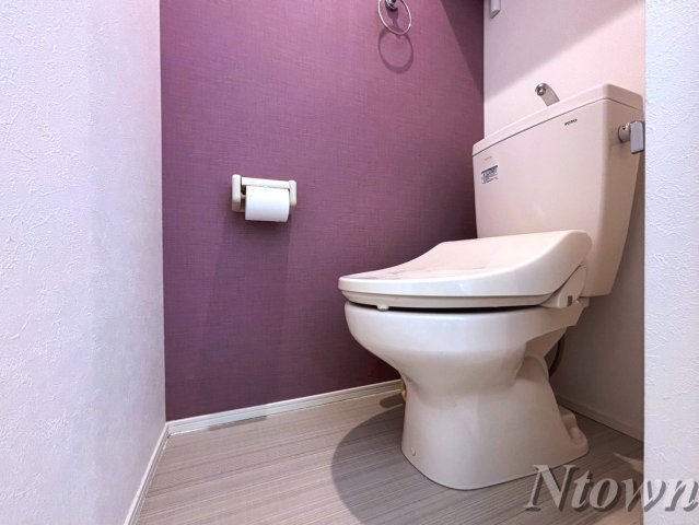 トイレ　ゆったりとした空間のトイレです