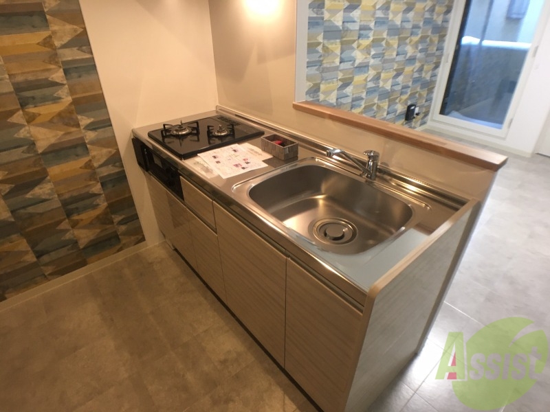 キッチン　キッチンはスペースも広々していて使いやすそうですよ！