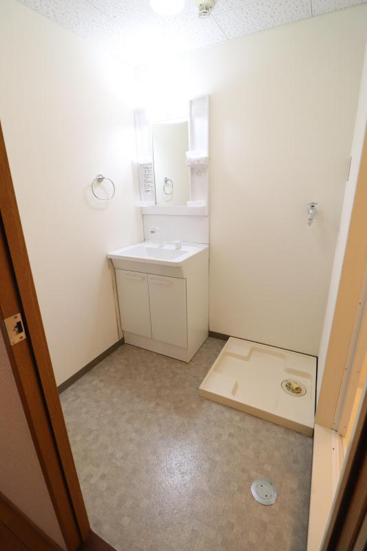 洗面設備　洗面脱衣所　シャワー洗面台付き