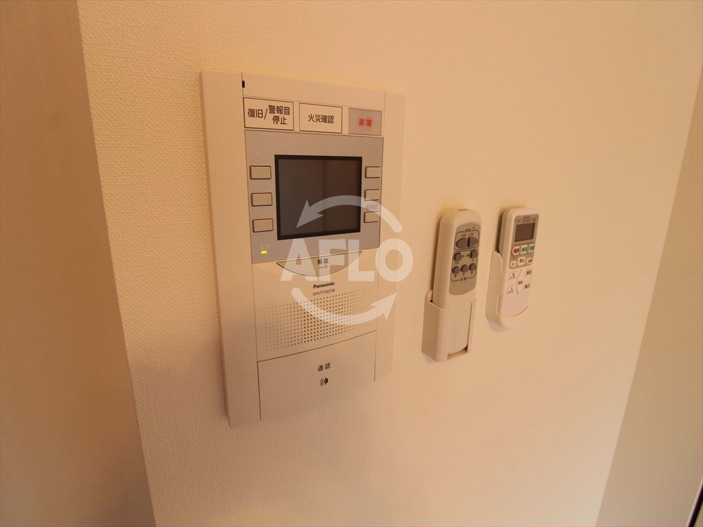 セキュリティ　Luxe天王寺　TVモニター付きインターホン