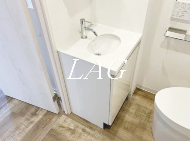 洗面設備　洗面台です。