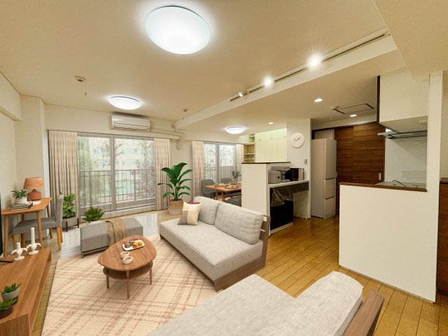 居室・リビング　家具配置イメージ