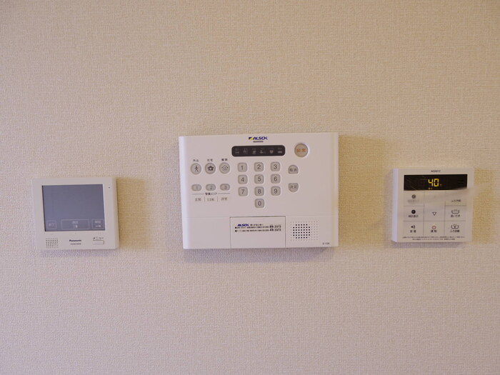 セキュリティ　モニター付インターホン・ALSOKホームセキュリティ標準搭載