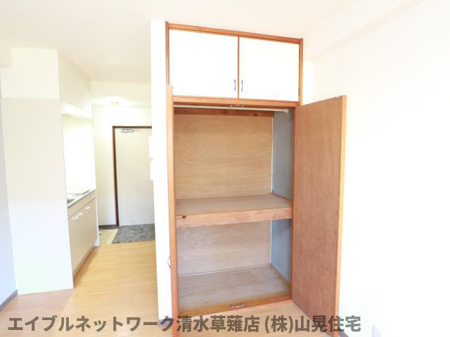 収納　十分な収納スペースがあります