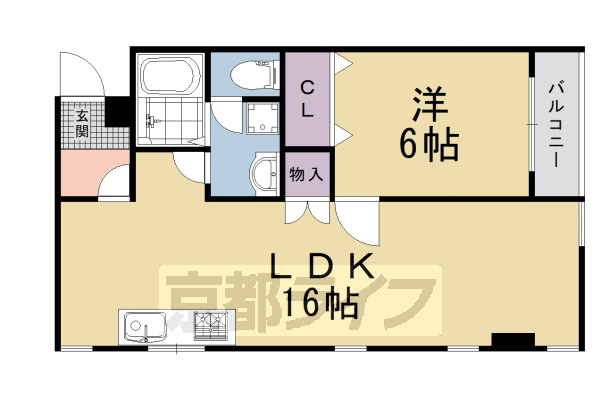 カームネスの間取り写真