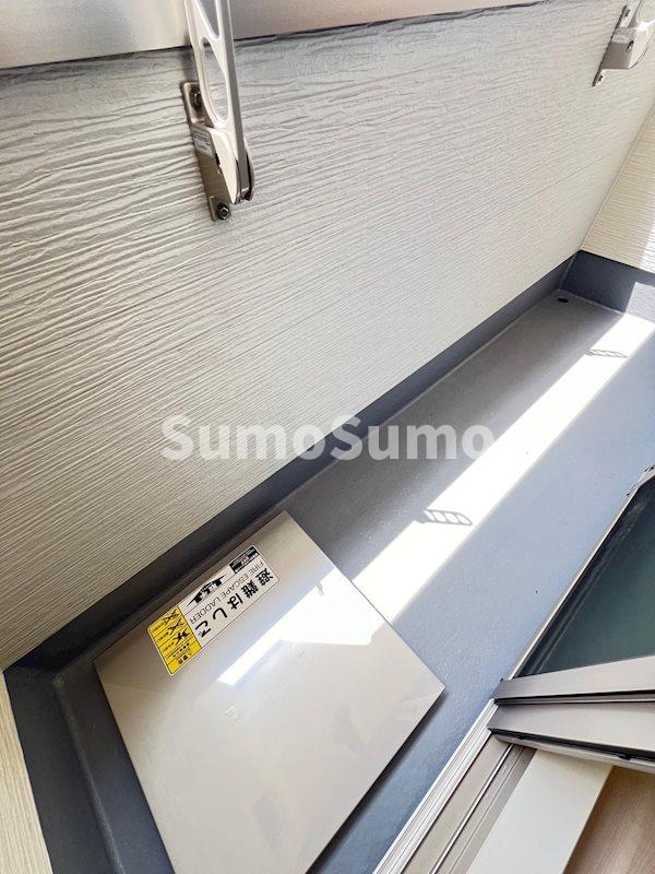 バルコニー　お洗濯にも便利なバルコニー付き