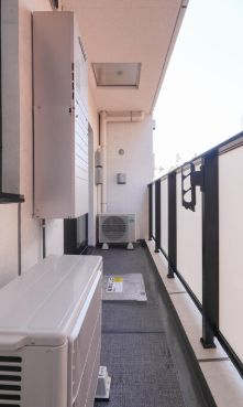 バルコニー　落ち着いた時間を過ごせるバルコニーです