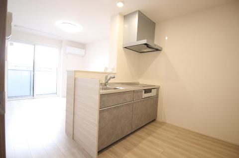 キッチン　IH＆グリル付システムキッチン（イメージ）