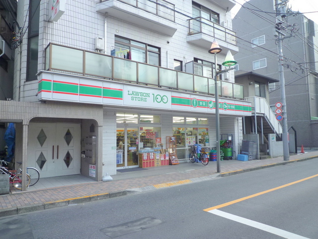 コンビニ　ローソンストア１００（コンビニ）まで511m