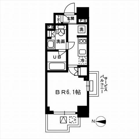 レジディア新宿イーストIIIの間取り写真